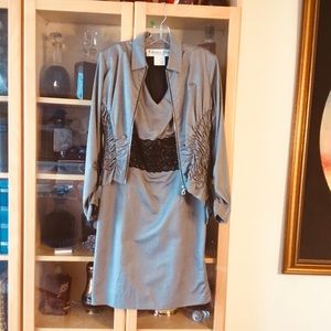 Cristian Dior modern dress with a jacket. Size 8.